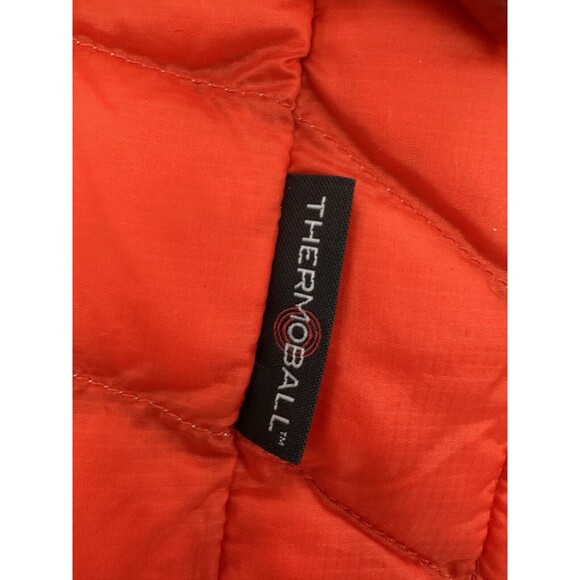 The North Face SuperStrand LT Jacket Hoodie Men's Orange Quilted Full Zip S/P - Picture 6 of 13